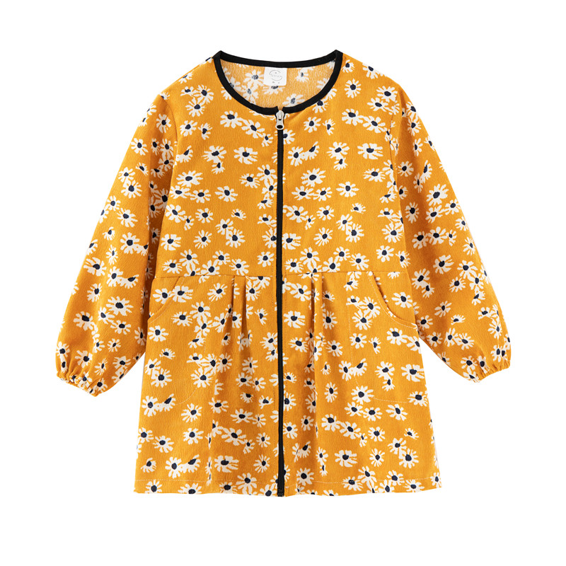 Children's corduroy blouse zipper men's and women's autumn and winter blouses