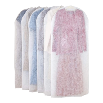 Household Japanese style new dust cover breathable moisture-proof non-woven wardrobe hanging bag coat storage bag suit cover