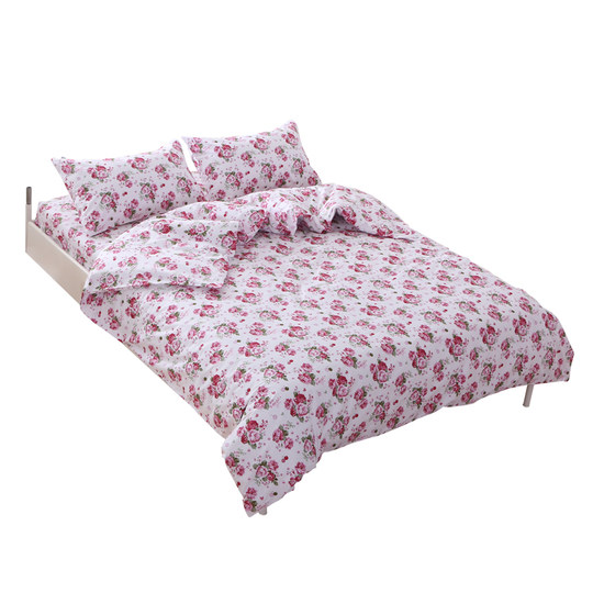 美式大花枕套一对纯棉2只成人大号全棉枕芯套单人学生一只装48x74