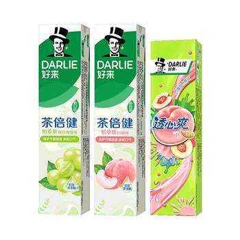 Darlie Original Black Tea Health Fruit Flavor Combo Pack for Men and Women, Fresh Breath, Official Flagship Store