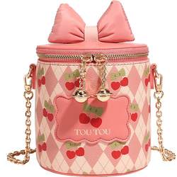 TOUTOU2024 spring new original box bag sweet love bow chain bag girl birthday gift