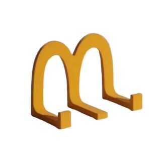 M type mcdonald's mini cute desktop lazy mobile phone holder creative ornaments mobile phone holder 1
