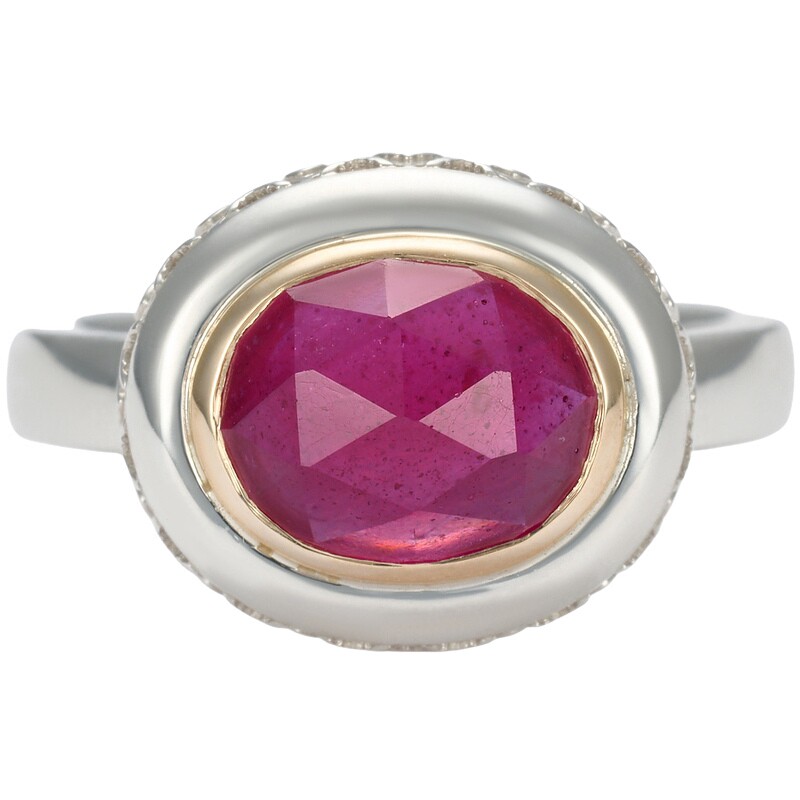 925 silver ruby ring