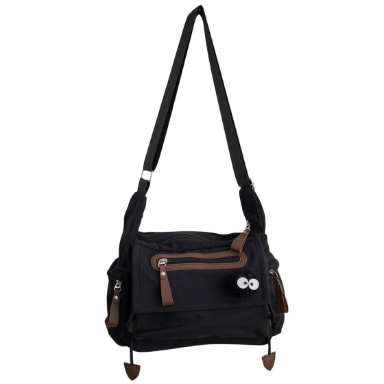 2025 new fashion trend ins style high school student backpack remedial bag college student commuting crossbody bag large capacity