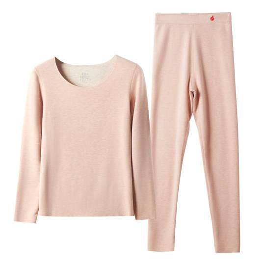 Hengyuanxiang cashmere silk velvet thermal underwear for women