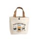 New Bear Canvas Bag for Women Printed Versatile Student Portable Work Handheld Bento Bag Handbag Canvas Bag