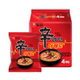 Korean imported Nongshim red soup spicy ramen extra spicy Korean instant noodles 125g*3 pack