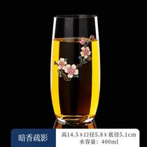 Upscale upscale handmade pinch tea cup transparent glass thickened tea cup Home big water cup Kung Fu Tea Cup