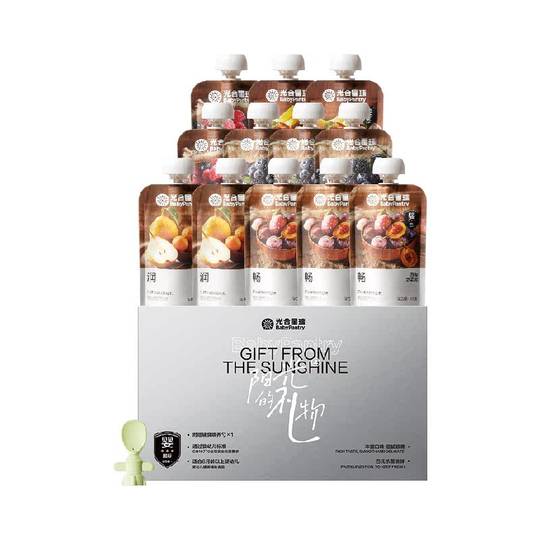 Фотосинтетическая планета, детское питание, дополнительное фруктовое пюре, подарочная коробка