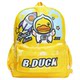 B.Duck Little Yellow Duck Backpack Lightweight Children's School Bag Grade Cute Cartoon Astronaut Elementary School Backpack