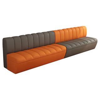 Yu xing simple leather waiting area booth sofa