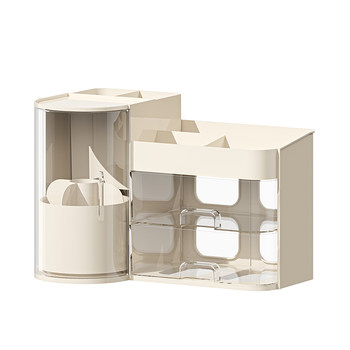 Desktop cosmetic storage box high-end dustproof