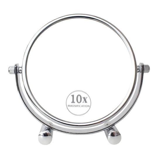 Double-sided makeup mirror for magnifying high-definition portable blackhead removal