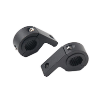Motorcycle spotlight tube clamp aluminum alloy bracket off-road vehicle front bumper modified fixed clip guard bar round tube clamp