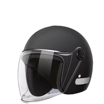 3c certified electric vehicle helmet for men and women, autumn and winter warm motorcycle half helmet, four-season helmet, anti-fog, wind-proof and rain-proof