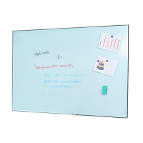 Framed matte magnetic tempered glass whiteboard writing board commercial office conference room projection writing dual-purpose wall-mounted message board blackboard childrens home teaching erasable wall sticker tutorial board