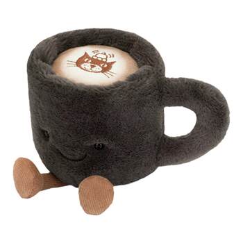 Jellycat ຕະຫລົກຈອກກາເຟ plush toy
