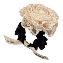 Spring Days Atmosphere Sensual Flower Braid Lace Flowers Hair Circles Really Add Itemized Rose Pearl Hair Rope
