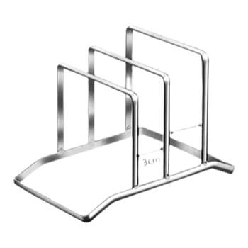 304 stainless steel multifunctional cutting board rack storage rack