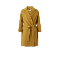 (Self-operated) S Max Mara womens sheep wool three-quarter sleeve mid-length coat ARONA