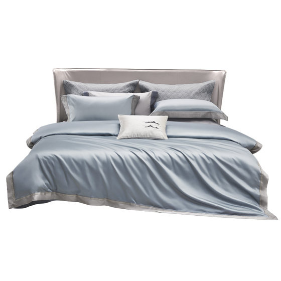 Luolai Home Textiles 100-count long-staple cotton light luxury four-piece set