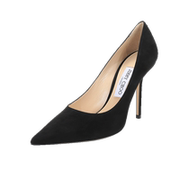 (Self-operated) Jimmy Choo womens suede pointed-toe high heels LOVE 100 BWJ