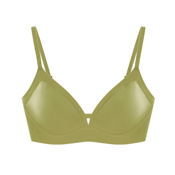 Tinge self-adhesive push-up ບາງ seamless bra ສໍາລັບແມ່ຍິງທີ່ບໍ່ມີ rims ເພື່ອປິດຂ້າງເຕົ້ານົມ 7a antibacterial jelly strip underwear bra