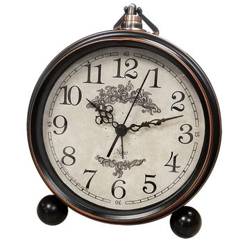 American small alarm clock bedroom silent clock ornaments