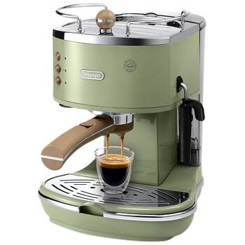 Retro semi-automatic coffee machine delonghi