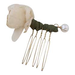 GUKUALI Original Spring Gardenia Pearl Forest Hair Comb Super Fairy Girl Versatile Temperament Hair Accessories Headgear