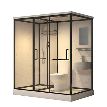 Indoor integrated bathroom integrated bathroom