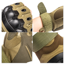 Half-finger mens soft shell exoskeleton real person CS outdoor fitness tactical gloves anti-slip motorcycle motorcycle riding summer