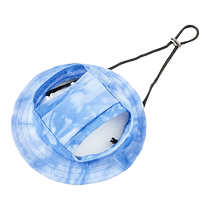 Dog hat pet summer special sun protection hat small dog outdoor adjustable open-ear fisherman hat