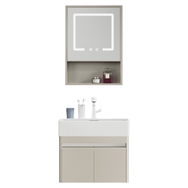 Mona Lisa Bathroom Co. Ltd.s lisa bathroom cabinet 304 stainless steel small apartment cream washbasin 1145