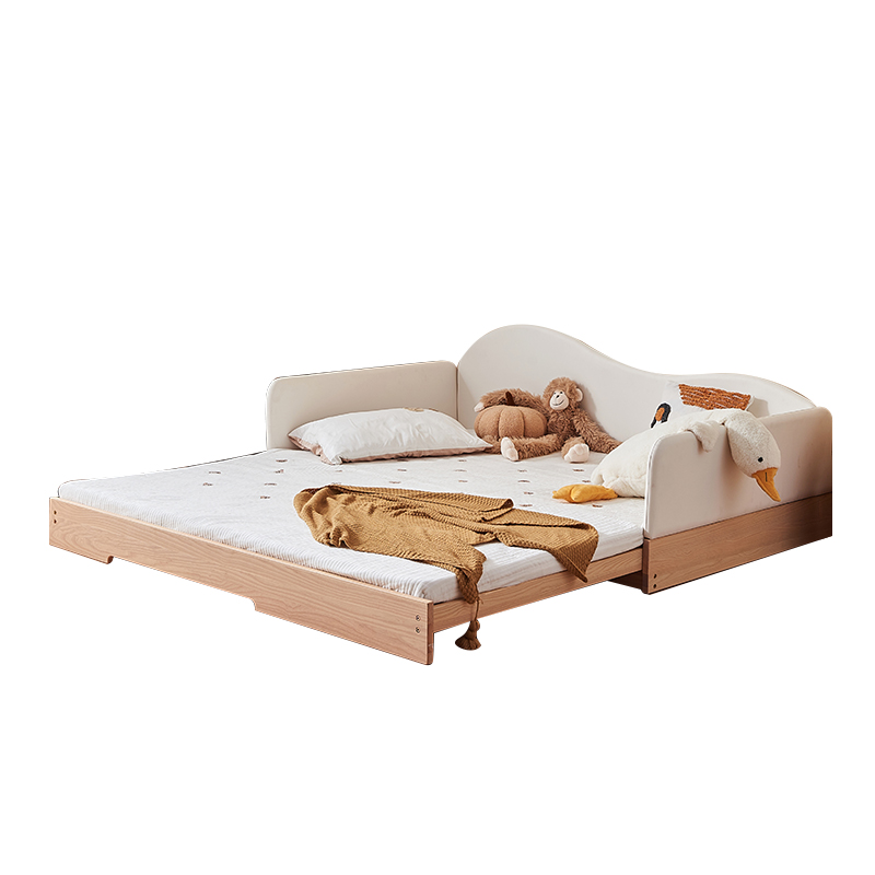Koala forest solid wood floor bed small apartment