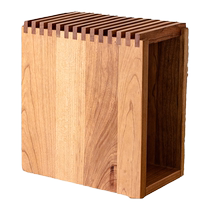 Titulaire de couteau en bois massif couteau de cuisine en bois porte-couteaux rayonnants porte-couteau à grande capacité ventilation de la cuisine et détenteur dun couteau