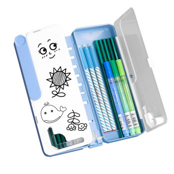 Nbx meow little rabbit reading bookshelf bookshelf pencil case