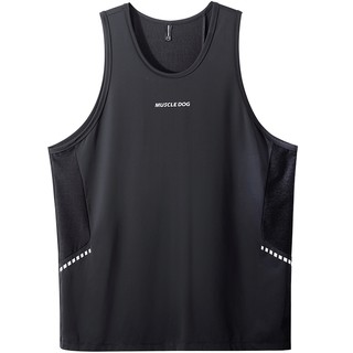 Muscle dog loose sunscreen breathable sports vest for men