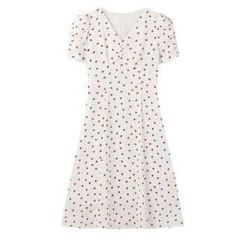 Qiushui yiren's elegant and versatile a-line dress