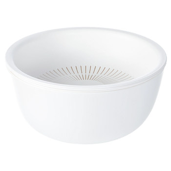 Frost mountain double drain basket wash vegetables, rice and salad