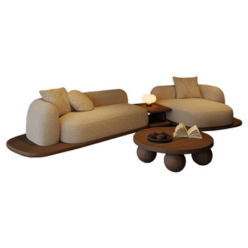 Neville technology sofa wasabi medium style alien corner module combination walnut color platform side creative