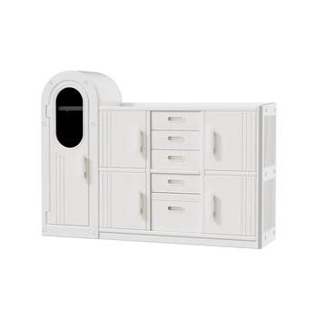 Children's toy storage rack feeding table baby storage cabinet baby supplies storage rack wardrobe storage storage cabinet