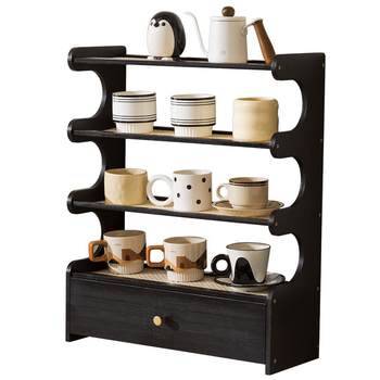 Eleven-dimensional desktop with drawer cup holder
