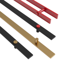 Extremely simple stainless steel glass door handle solid wood door office sliding door handle B&B business hotel matching