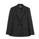 Mi Dian blazer ຂອງແມ່ຍິງພາກຮຽນ spring ແລະດູໃບໄມ້ລົ່ນ 2026 ການສໍາພາດໃຫມ່ຢ່າງເປັນທາງການໃສ່ຊຸດມືອາຊີບສີດໍາເດີນທາງຂະຫນາດນ້ອຍ