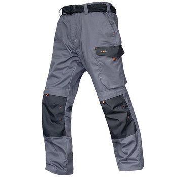 Panshi men's loose trousers multi-pocket versatile work pants