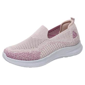 Feiwei breathable mesh shoes women's summer soft sole comfortable