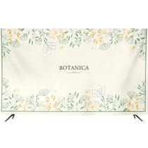 2024 new high-end light luxury European-style TV cover dust cover TV cloth 55-inch 75-inch TV set TV cover