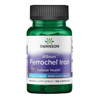 Swanson diglycine iron replenishing capsules 180 capsules