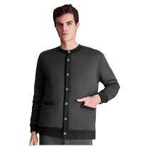 Little nurse thermal underwear mens winter airgel thickened cardigan long-sleeved top womens loose cardigan for middle-aged and elderly people